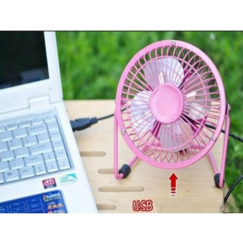 Metal Usb  Sessiz Mini Vantilatör Fan -16 CM