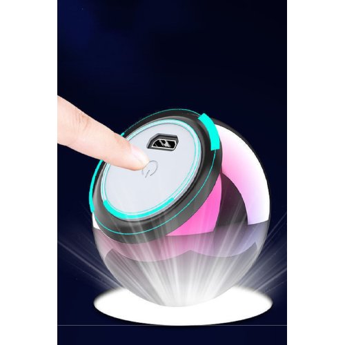 Kablosuz Bluetooth Hoparlör- Mini Şarjlı 4w Speaker Tws Özellikli Ses Bombası (Hologram Renk)